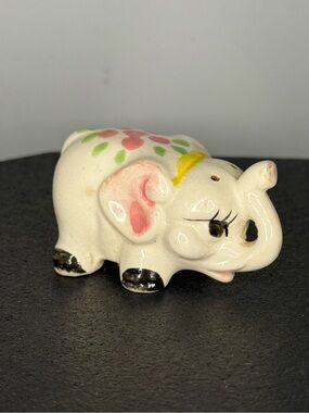 Vintage Elephant Salt Shaker